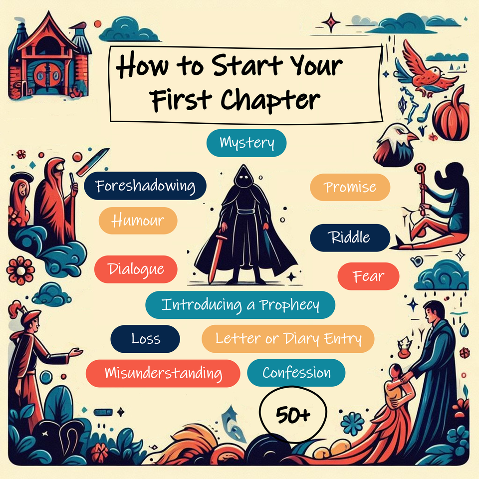 List of ways to start the first chapter of a novel